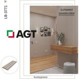 Agt Duvar Lambri Profili Lb 3771- Sahara Krem - Ahşap