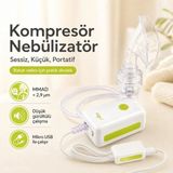 Agu Baby Agu N3 Kompresör Nebulizatör Sessiz Küçük Portatif
