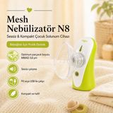 AGU Baby AGU N8 Taşınabilir Sessiz Mesh Çok Renkli Nebulizatör