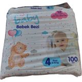 Agu Baby No:4 Maxi 100 Adet Bebek Bezi