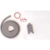 Agubugu Baby - Slim (Ince) Kauçuk Kenar + Köşe Koruyucu Set Gri