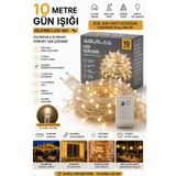 AGUILAS 100 Ledli Fişli Led, Dekor Lambası 10m Günışığı Yılbaşı Ağacı Işığı (EKLEMELİ)