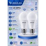 AGUILAS Hareket Sensörlü Led Lamba E27 Duy 15w 1150 lümen Işık Lamba A++ Otomatik Led Ampül Hareket Algılayıcılı 2 ADET