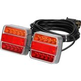 Agus Mıknatıslı LED Römork Stop Lambası Seti 12V 7 Pin Soketli Kolay Kurulum Özelliği