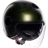 Agv Eteres Andora Güneş Vizörlü Açık Kask (Mat Yeşil) - Tek Renk