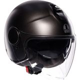Agv Eteres Güneş Vizörlü Açık Kask (Mat Asfalt Gri)