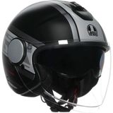 Agv Eteres Mondello Kask Mat Siyah Gri Açık Kask