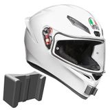 Agv ile uyumlu K1 Kask İçin Aksiyon Kamera Montaj Aparatı, Çift Taraflı Bant ile Kolay Kurulum, Motorsiklet Kask Kamera Tutucu