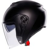 Agv Irides Mono Güneş Vizörlü Açık Kask (Mat Siyah) - Standart - Renkli