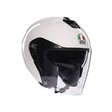 AGV Irides Motosiklet Kaskı Açık Kask Mono Materia White XS