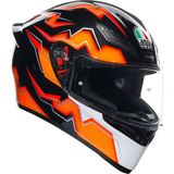 Agv K1 S Kripton Black Orange Kapalı Kask - XL - Renkli