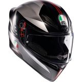 AGV K1 S Lap Mat Siyah Gri Kırmızı Kapalı Motosiklet Kaskı – Yüksek Güvenlik ve Konforlu Sürüş Deneyimi - Renkli