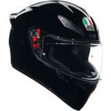 Agv K1 S Mono Black Tam Yüz Kapalı Kask Siyah Sert Plastik Malzeme ile Yüksek Güvenlik
