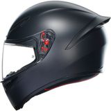Agv K1 S Mono Matt Black Kapalı Kask L Beden Aerodinamik Tasarım ve Çift Halkalı Bağlama - Renkli