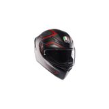 AGV K1 S Sling Kapalı Kask Mat Siyah-kırmızı