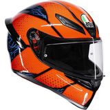 Agv K1 S Speedarmor Black Orange Blue Kapalı Kask - Renkli