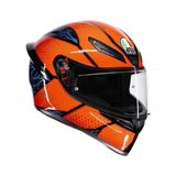 Agv K1 S Speedarmor Black Orange Blue Kapalı Kask - XS