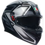 Agv K3 Compound Matt Black Grey Kapalı Kask - XS - Renkli