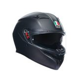 agv K3 Mono Kapalı Kask, Matt Black, XL