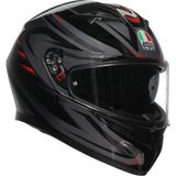 Agv K3 Mplk Syth Kapalı Kask (Siyah-Kırmızı) - Tek Renk