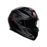 Agv K3 Syth Black Red Kapalı Kask - M