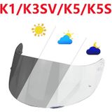 Agv K5 K3 Sv K1 Photochromic Işık Miktarına Göre Renk Değiştiren Kask Vizörü