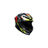 AGV K6 S Erazer Black Red Yellow Fluo Kapalı Kask
