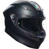 AGV K6 S Mono Matt Black Kapalı Kask - Tek Renk