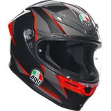 Agv K6S Mplk Slashcut Blk Grey Red Kapalı Kask - XS - Renkli