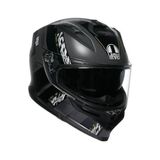 Agv K7 Kyber Matt Grey Yellow Fluo Kapalı Kask - XL
