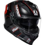Agv K7 Mplk Kyber Kapalı Kask (Mat Siyah-Kırmızı) - Tek Renk