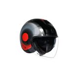 Agv Kask/ Eteres Levanto Black Sılver Red - Renkli
