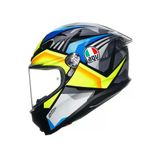 Agv Kask K6 S Mplk Joan Black Blue Yellow