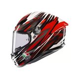 Agv Kask K6 S Reeval White Red Grey Kapalı Kask