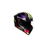 AGV Kask/k1 S E2206 Fastlap Black Purple Pınk M0196 Fastlap