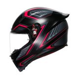 Agv Kask/k1 S E2206 Slıng Matt Black Pınk Configuration - XS