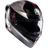 Agv Kask/k1 S Lap Matt Black/grey/red Conf. - Renkli