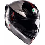 Agv Kask/k1 S Lap Matt Black/grey/red - L