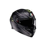 Agv Kask/k3 Mplk Syth Matt Black/yellow Fluo - XS - Renkli