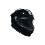 Agv Kask/k6 S Mplk Black Mono Kapalı Kask - Siyah