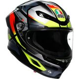 Agv Kask/k6 S Mplk Erazer Black/red Yellow Fluo M0186 - XL - Gri - Yeşil