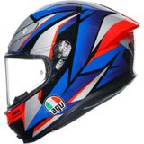 Agv Kask/k6 S Mplk Slashcut Blk Blue Red - XL