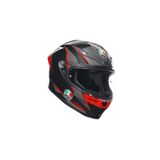 Agv Kask/K6 S Mplk Slashcut Blk Grey Red