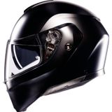 AGV KASK/STREETMODULAR MONO MATT BLACK ÇENE AÇILIR