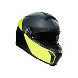Agv Kask/Tourmodular Mlt Balance Matt Blk Ylw Fl Grey