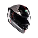Agv Motosiklet Kaskı K1 S Lap Mat Black Grey Red