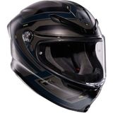 Agv Motosiklet Kaskı K6 Mplk Enhance Matt Grey Yellow Fluo - XL