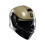 Agv Streetmodular Mono Matt Green Black Çene Açılır Kask - M 57-58 cm