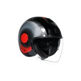 Agv Yarım Eteres Levanto Black Sılver Red Kask