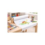 AHDTOPTAN Rulo Resim Kağıdı 90 gr 46,5 cm Genişlik x 50 Metre Aktivite Masası Uyumlu Sulu Boya Kağıdı